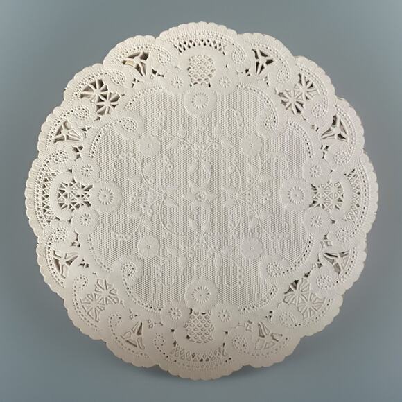 500 - 8" White French Lace Paper Doilies by Smith-Lee Co. Inc. - Picture 3 of 3